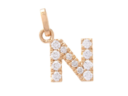 Jewellery - LETTER PENDANT, letter N - View 1