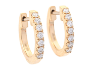 Jewellery - HOOP EARRINGS, 18K gold - View 1