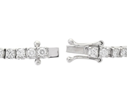 Jewellery - RIVIERE NECKLACE, 18K white gold - View 3