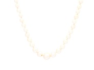 Jewellery - PEARL NECKLACE, cultured salt-water pearls approx. 7,5-3,0 mm - View 1