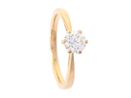 Jewellery, SOLITAIRE RING, 18K gold, in auction: Classic – Saturday 27 June