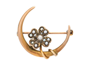 Jewellery - BROOCH, 18K gold - View 1