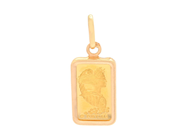 Jewellery, PENDANT, 18K gold set with one gold bar 1,0 g 24K gold, in auction: General – Tuesday 23 June