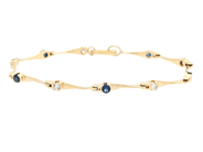 Jewellery, BRACELET, 14K gold, in auction: Lilla jewellery – Tuesday 16 June