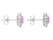 Jewellery - CLUSTER EARRINGS, 18K white gold - View 2