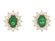 Jewellery - CLUSTER EARRINGS, 18K gold - View 1