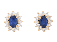 Jewellery - CLUSTER EARRINGS, 18K gold - View 1