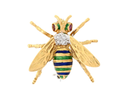 Jewellery - BROOCH, 18K gold - View 1