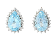 Jewellery, EARRINGS, 18K white gold, in auction: Classic – Saturday 27 June