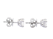 Jewellery - SOLITAIRE EARRINGS, 18K white gold - View 2
