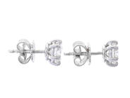 Jewellery - SOLITAIRE EARRINGS, 18K white gold - View 2