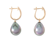Jewellery - PEARL EARRINGS, 18K gold - View 2