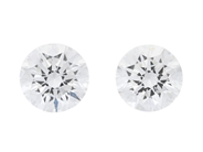Gemstones, 2 DIAMONDS, brilliant cut 0,48 ctw approx. TW-W/SI, in auction: Lilla jewellery – Tuesday 14 July