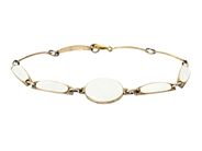 Jewellery, BRACELET, gilt sterling silver, in auction: Lilla jewellery – Tuesday 14 July