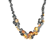 Jewellery, NECKLACE, oxidised sterlingsilver/plated silver, in auction: Modern – Saturday 18 July
