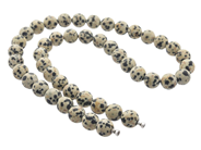 Jewellery, NECKLACE, beads of Dalmatian jasper, in auction: Modern – Saturday 18 July