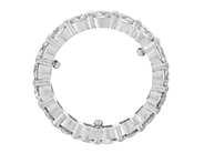 Jewellery - FULL ETERNITY RING, 18K white gold - View 2