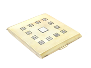 Miscellaneous - CIGARETTE CASE, 14K gold and platinum - View 1