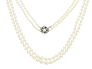 Jewellery - PEARL NECKLACE, cultured graduated pearls approx. 3,5-7 mm - View 1