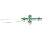 Jewellery - PENDANT/CHAIN, 18K white gold - View 2