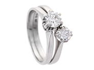Jewellery, RING, 18K white gold, in auction: General – Tuesday 7 July