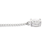 Jewellery - SOLITAIRE NECKLACE, 18K white gold - View 2