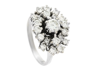 Jewellery, RING, 18K white gold, in auction: Classic – Saturday 11 July