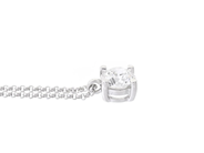 Jewellery - SOLITAIRE NECKLACE, 18K white gold - View 2
