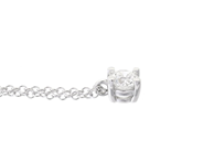 Jewellery - SOLITAIRE NECKLACE, platinum - View 2
