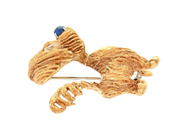 Jewellery - BROOCH, 18K gold - View 2