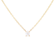 Jewellery - SOLITAIRE NECKLACE, 18K gold - View 1