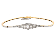 Jewellery, BRACELET, 18K gold/platinum, in auction: Classic – Saturday 27 June