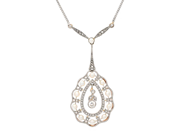 Jewellery - NECKLACE, 18K gold/white gold/platinum - View 1