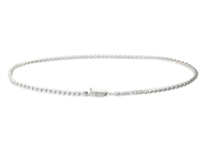 Jewellery - TENNIS BRACELET, 18K white gold - View 2