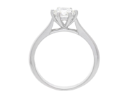 Jewellery - SOLITAIRE RING, 18K white gold - View 2