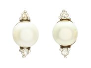 Jewellery - PEARL EARRINGS, 18K white gold - View 1