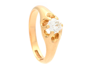 Jewellery - SOLITAIRE RING, 18K gold - View 1