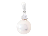 Jewellery - PEARL PENDANT, 18K white gold - View 1