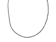 Jewellery, NECKLACE, black rough diamonds, in auction: Lilla jewellery – Tuesday 14 July