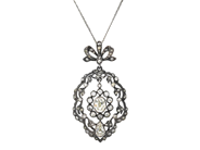 Jewellery, PENDANT/CHAIN, silver, in auction: Lilla jewellery – Tuesday 14 July