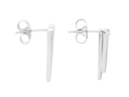 Jewellery - EARRINGS, 18K white gold - View 2