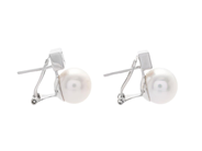 Jewellery - PEARL EARRINGS, 18K white gold - View 2