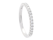 Jewellery - ETERNITY RING, 18K white gold - View 1