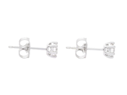 Jewellery - SOLITAIRE EARRINGS, 18K white gold - View 2