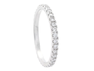 Jewellery - FULL ETERNITY RING, 18K white gold - View 1