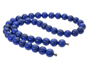 Jewellery, NECKLACE, lapis lazuli beads ca10 mm, in auction: Lilla jewellery – Tuesday 14 July