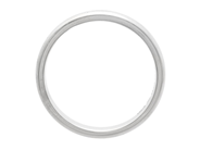 Jewellery - PLAIN RING, 18K white gold - View 2
