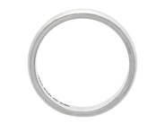 Jewellery - PLAIN RING, 18K white gold - View 2