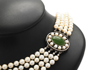 Jewellery - PEARL NECKLACE, 4-radigt - View 2