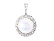 Jewellery, PENDANT, 18K white gold, in auction: Classic – Saturday 11 July